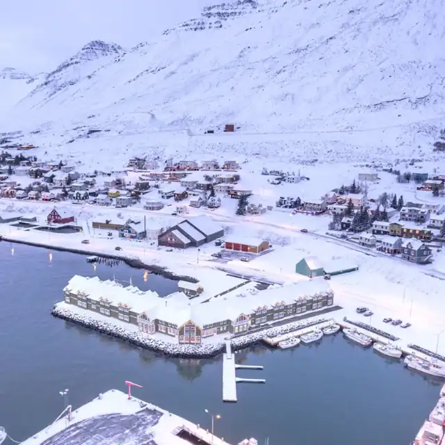 Siglufjörður fishing town